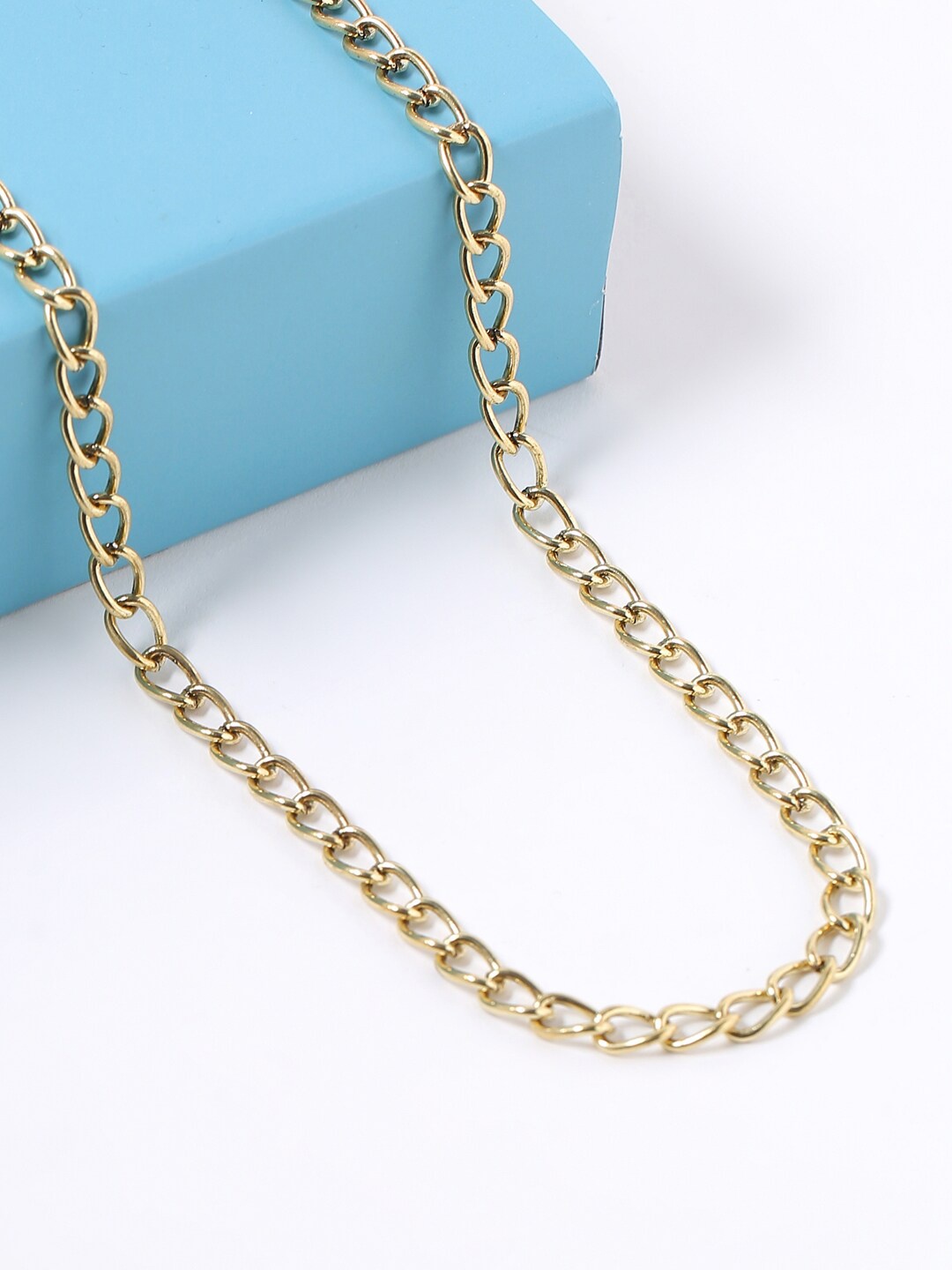 

VIRAASI Gold Toned 3-in-1 Convertible Mask Chain
