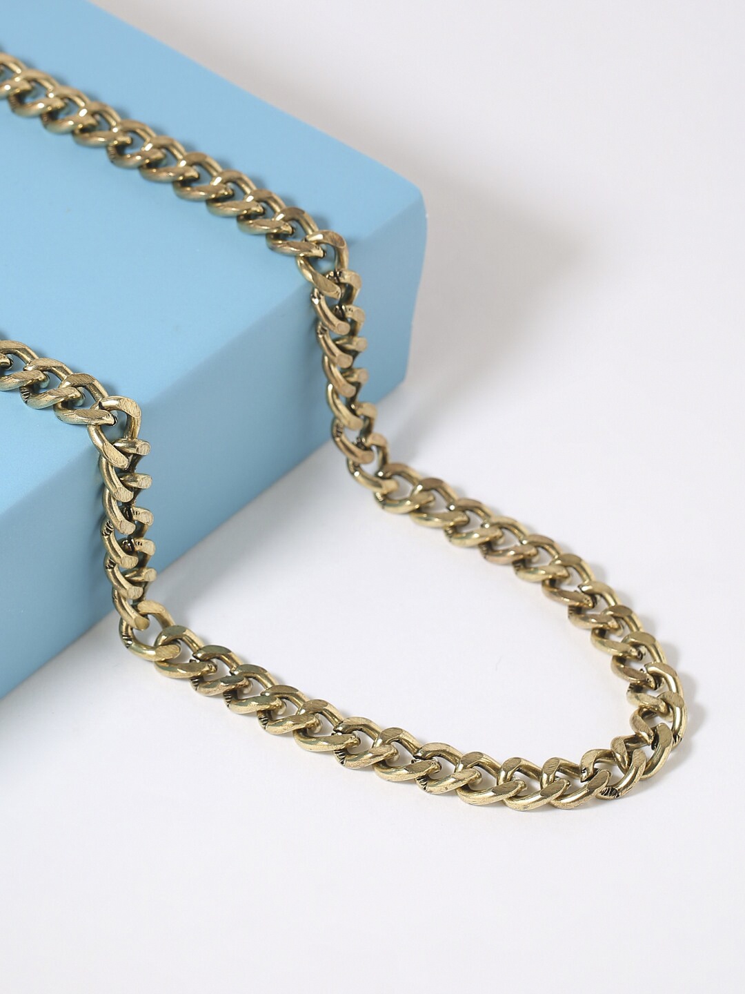 

VIRAASI Gold Toned 3-in-1 Convertible Mask Chain