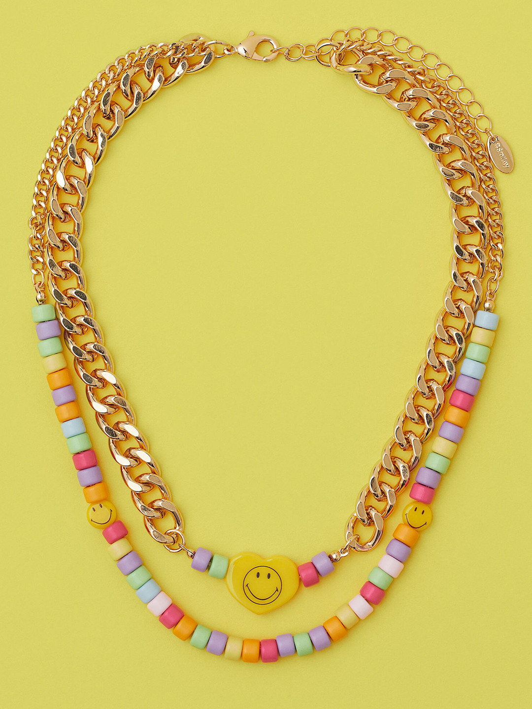 

H&M Women Gold Two-Strand Necklace