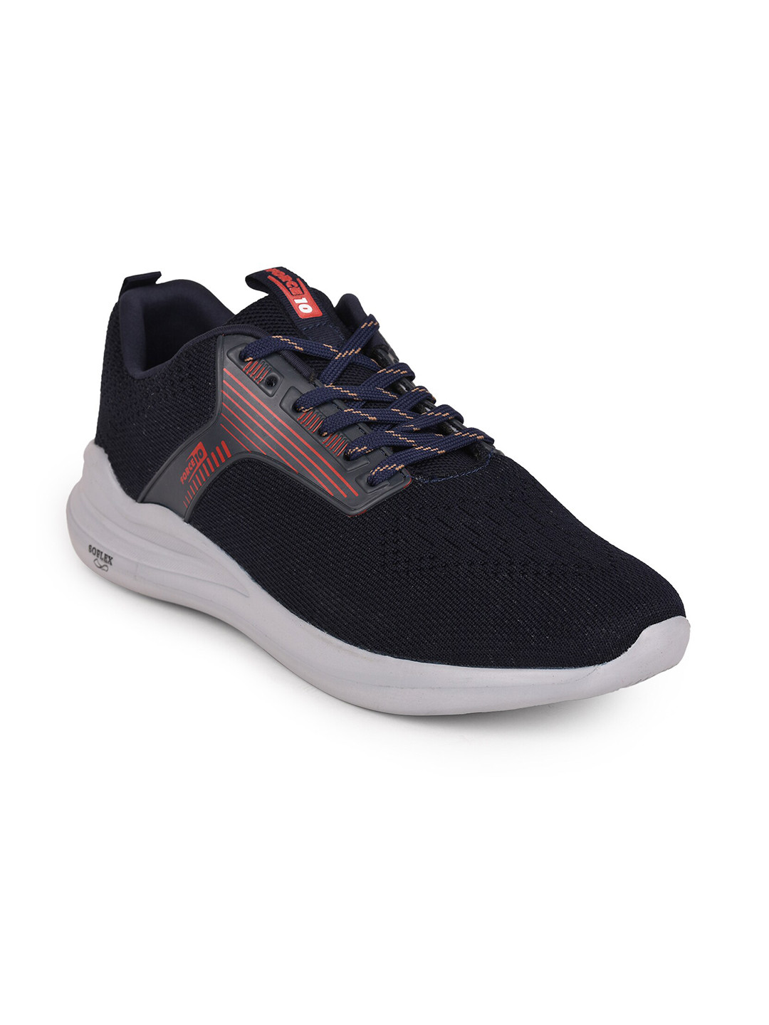 

Liberty Men Navy Blue Mesh Running Non-Marking Shoes