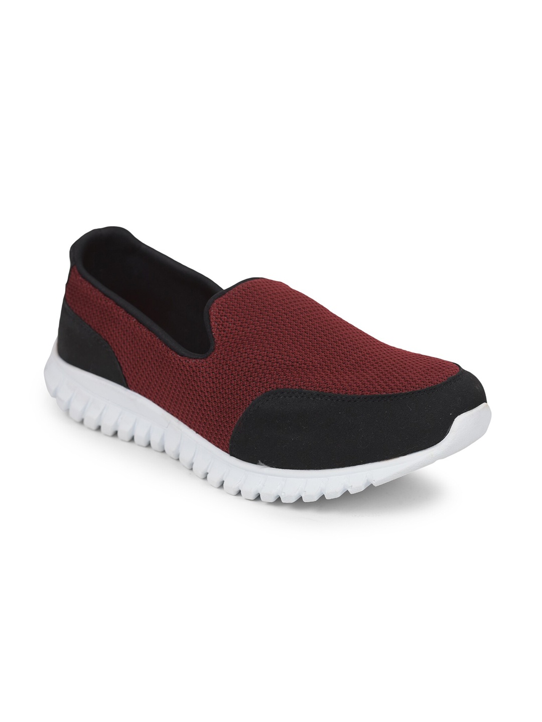 

Liberty Men Maroon Mesh Walking Non-Marking Shoes