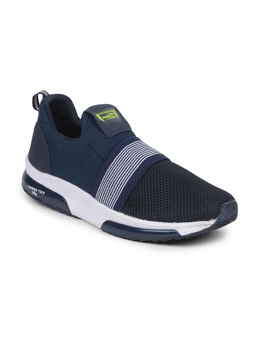 

Liberty Men Navy Blue Mesh Walking Non-Marking Shoes