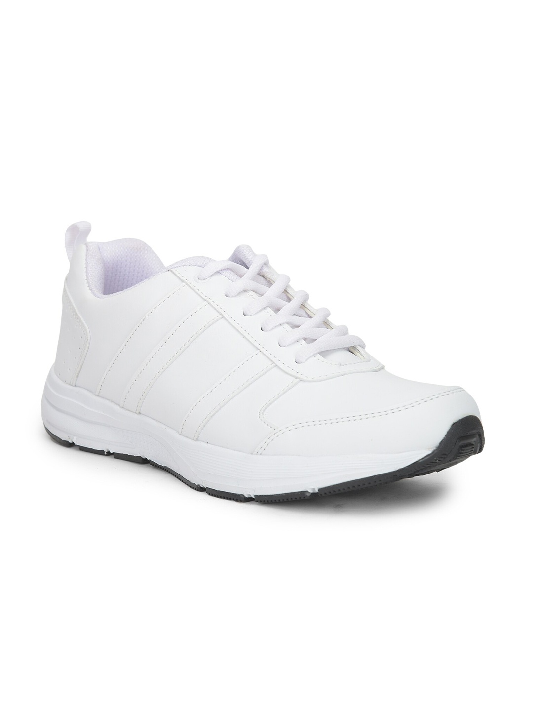

Liberty Men White Running Non-Marking Shoes