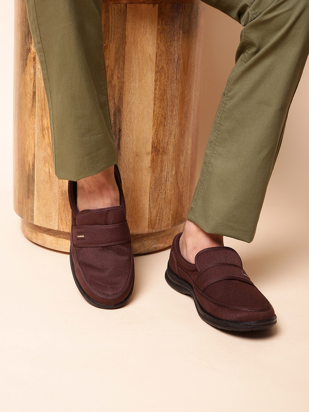 

Liberty Men Brown Slip-On Sneakers