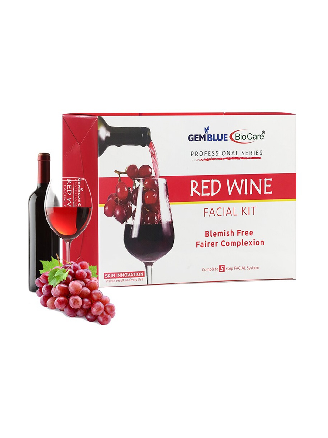 

GEMBLUE BioCare Red Wine Facial Kit - 400 g