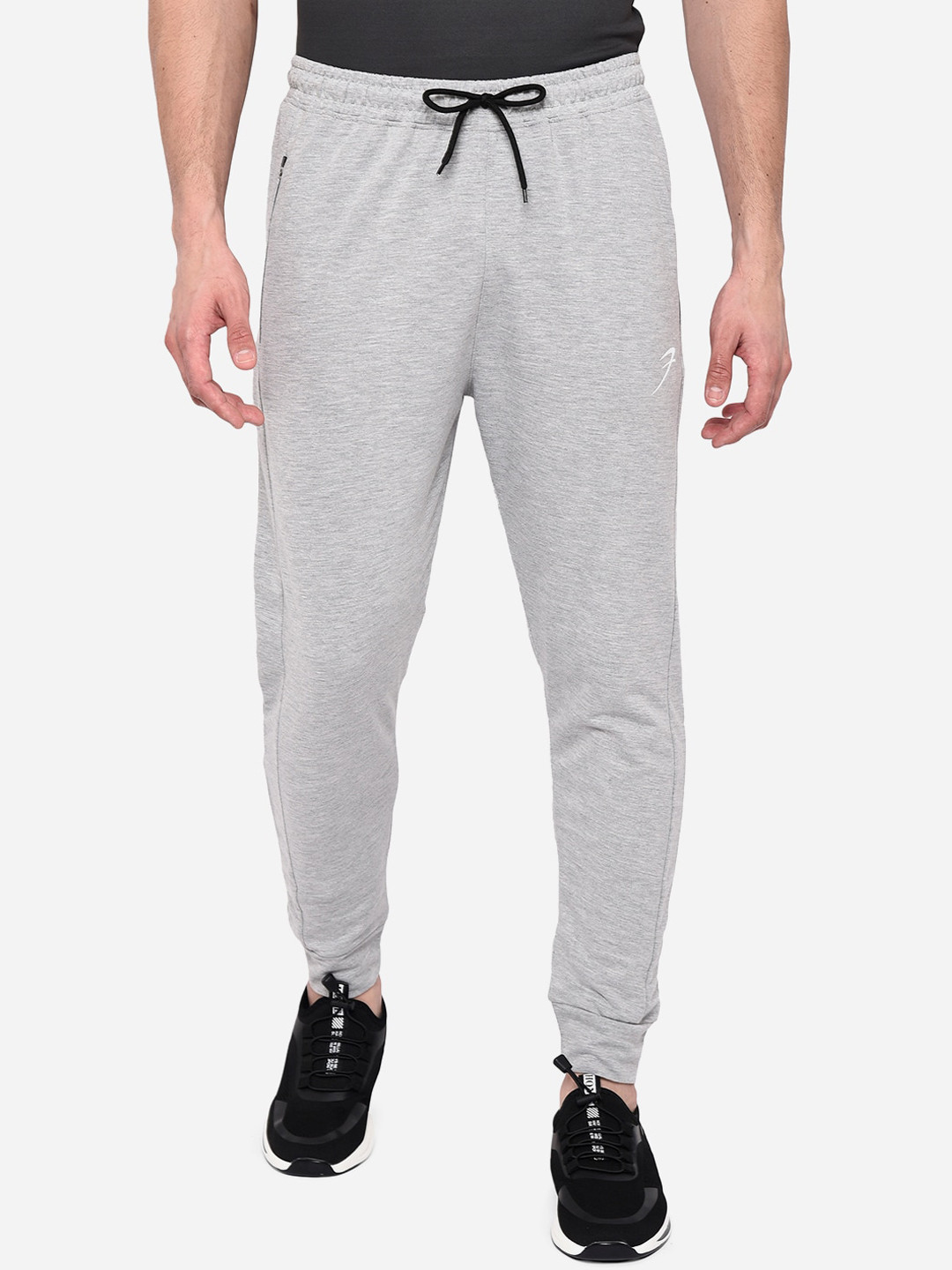 

FUAARK Men Grey Solid Joggers