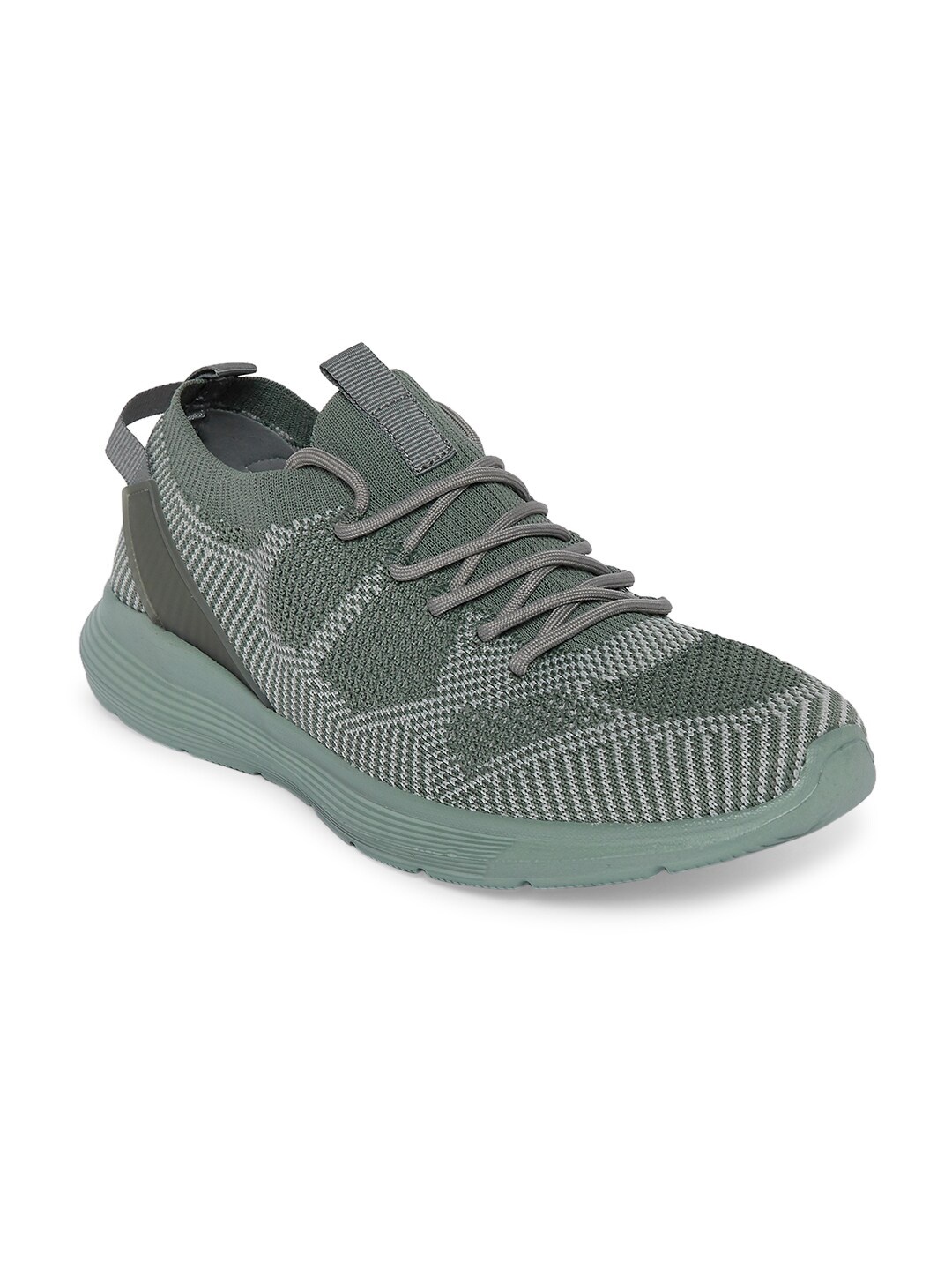 

Ajile by Pantaloons Men Green Textile Running Non-Marking Shoes