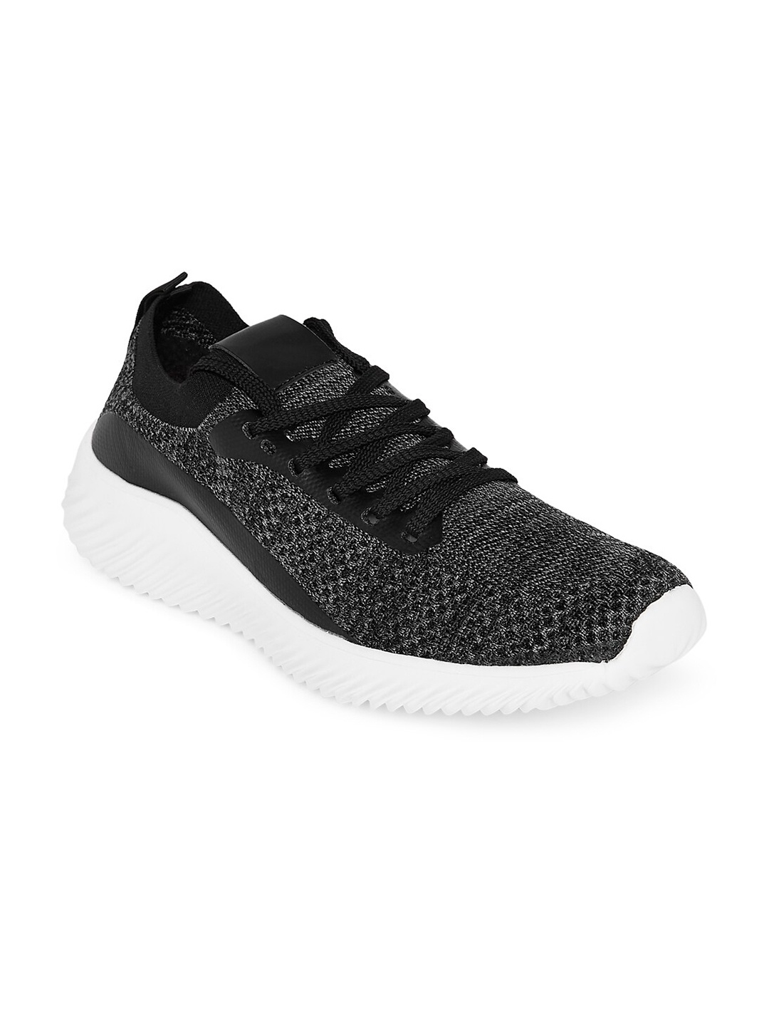 

Ajile by Pantaloons Men Black Textile Running Non-Marking Shoes