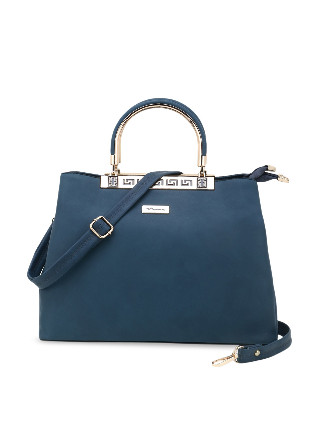 

SHINING STAR Blue Structured Handheld Bag