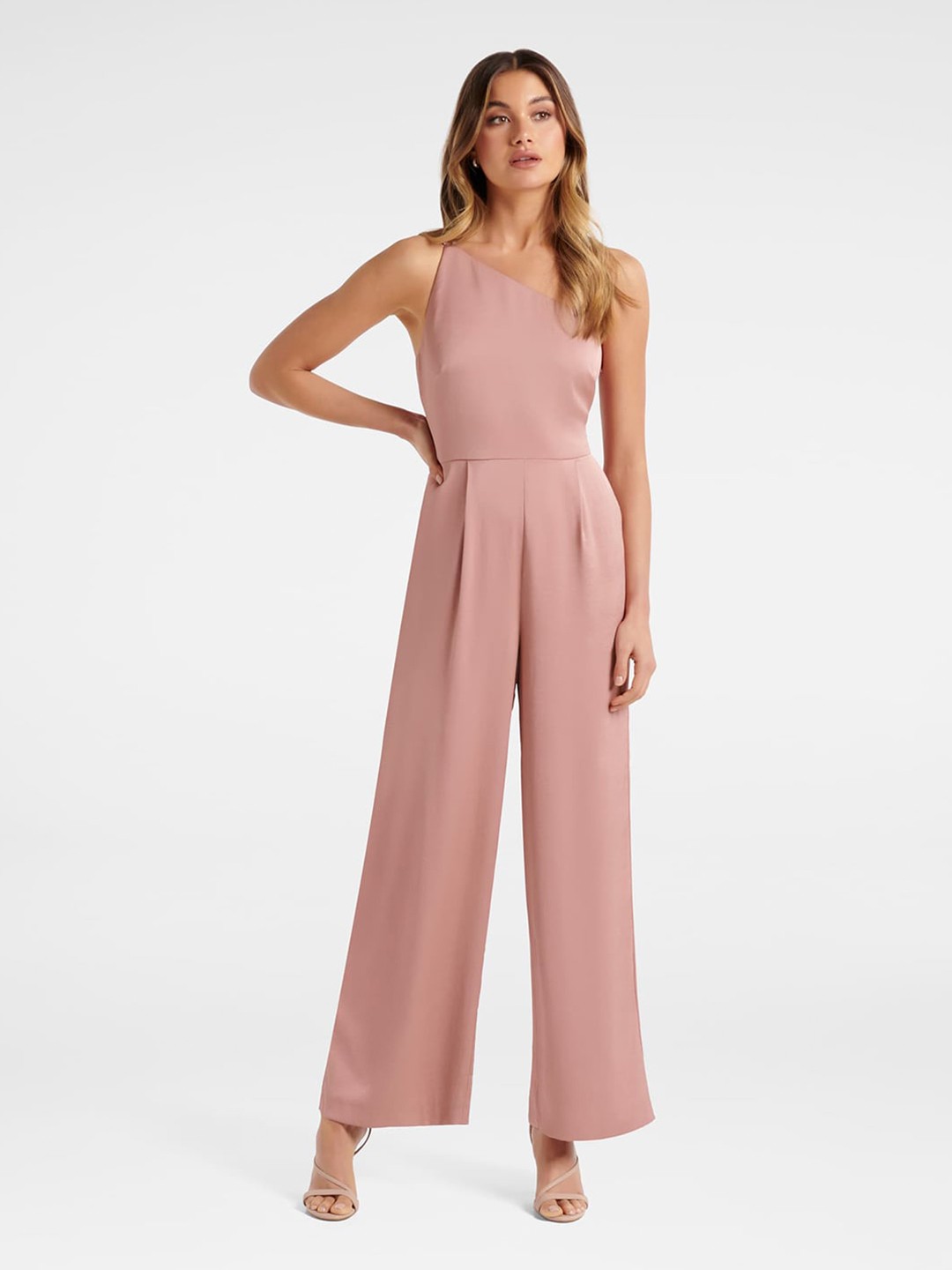 

Forever New Pink Basic Jumpsuit