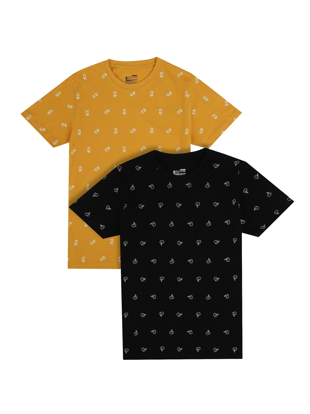 

PROTEENS Boys Antiviral & Antibacterial 2 Printed T-shirt, Multi