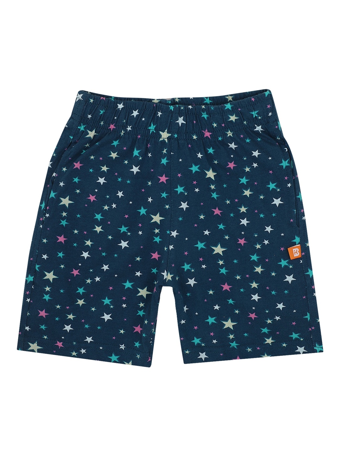 

PROTEENS Girls Navy Blue Printed Shorts