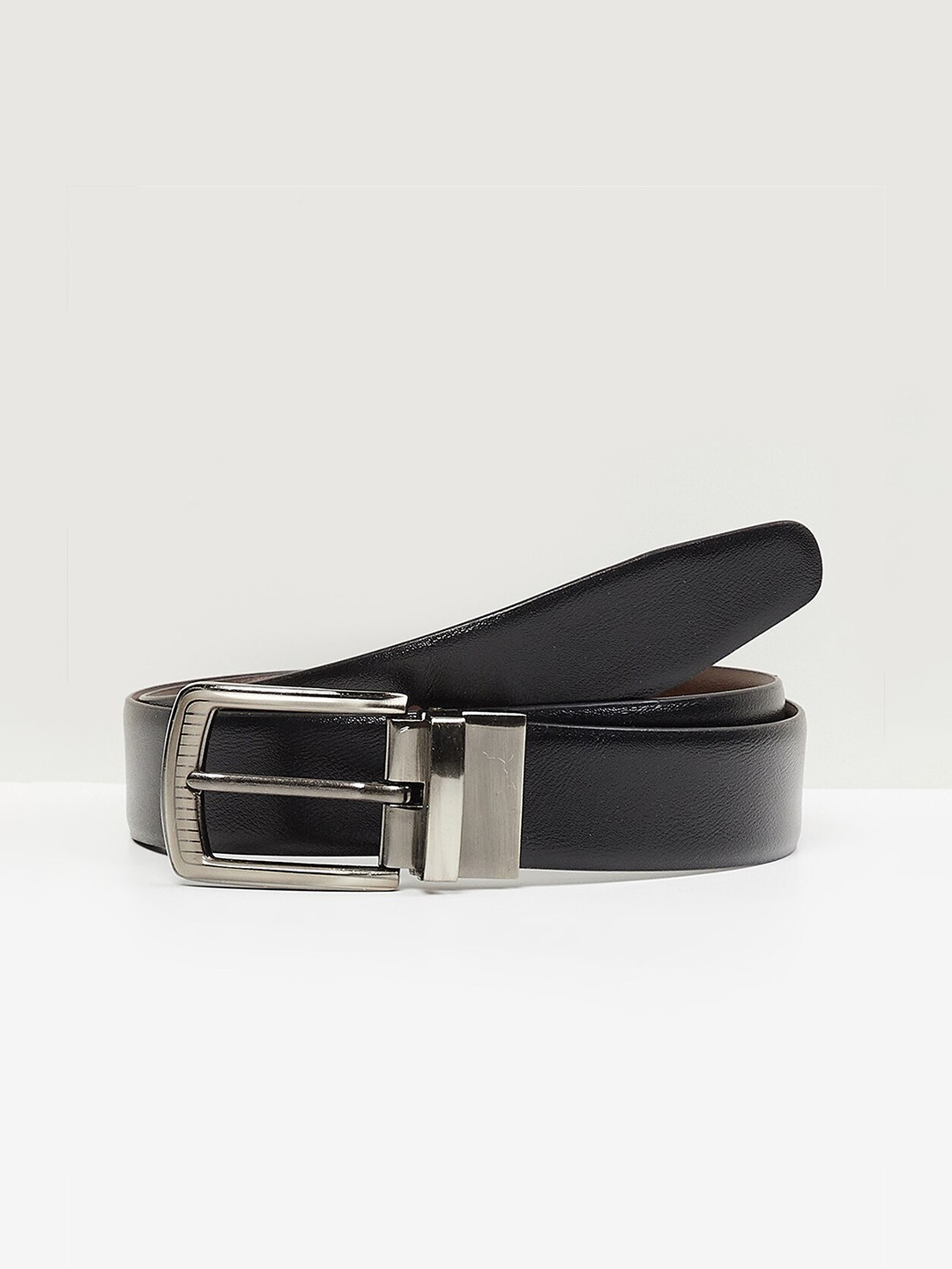 

max Men Black Textured Belt