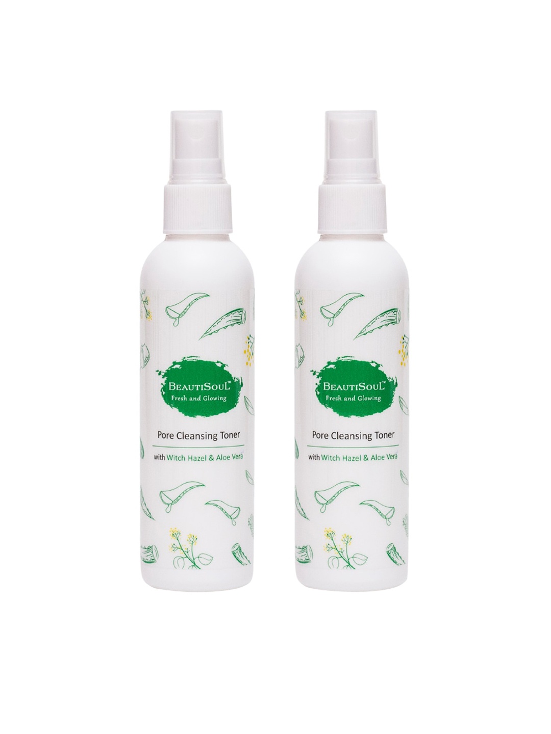 

Beautisoul Set of 2 Pore Cleansing Face Toner, White