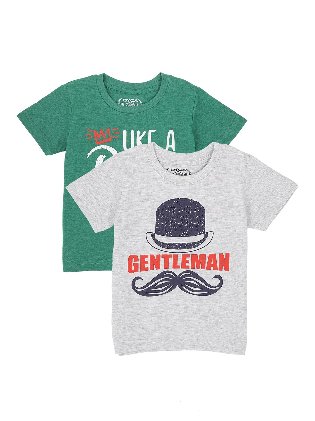 

DYCA Boys 2 Typography Printed T-shirt, Multi