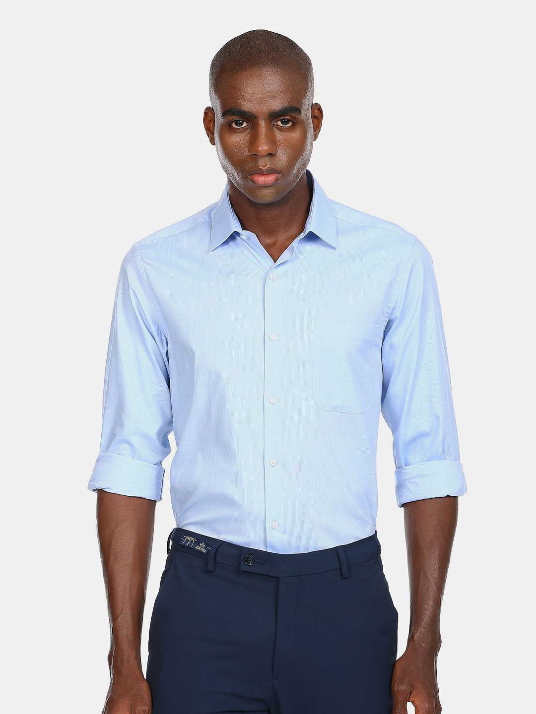 

Arrow Men Blue Formal Shirt