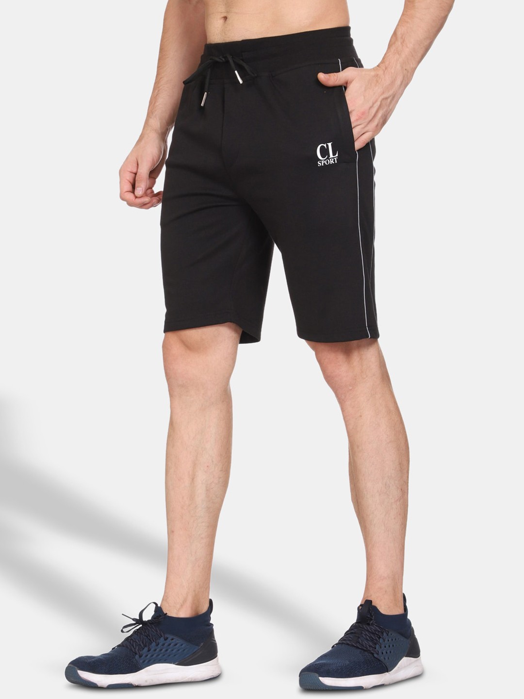 

CL SPORT Men Black Outdoor Sports Shorts