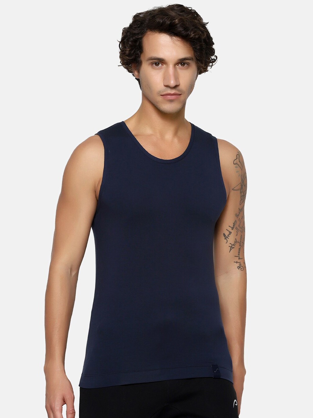 

Sloggi Men S EverFresh Signature Tank Top, Navy blue