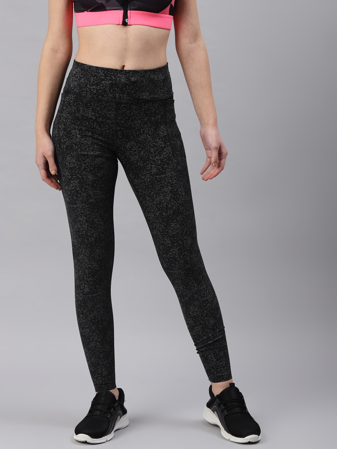 

Marks & Spencer Women Black Solid Print Leggings