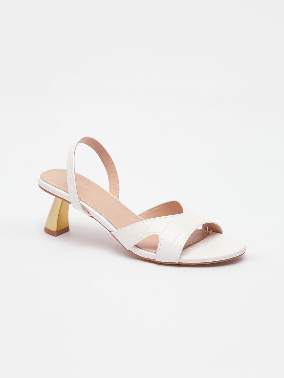 

shoexpress White Block Block Heels