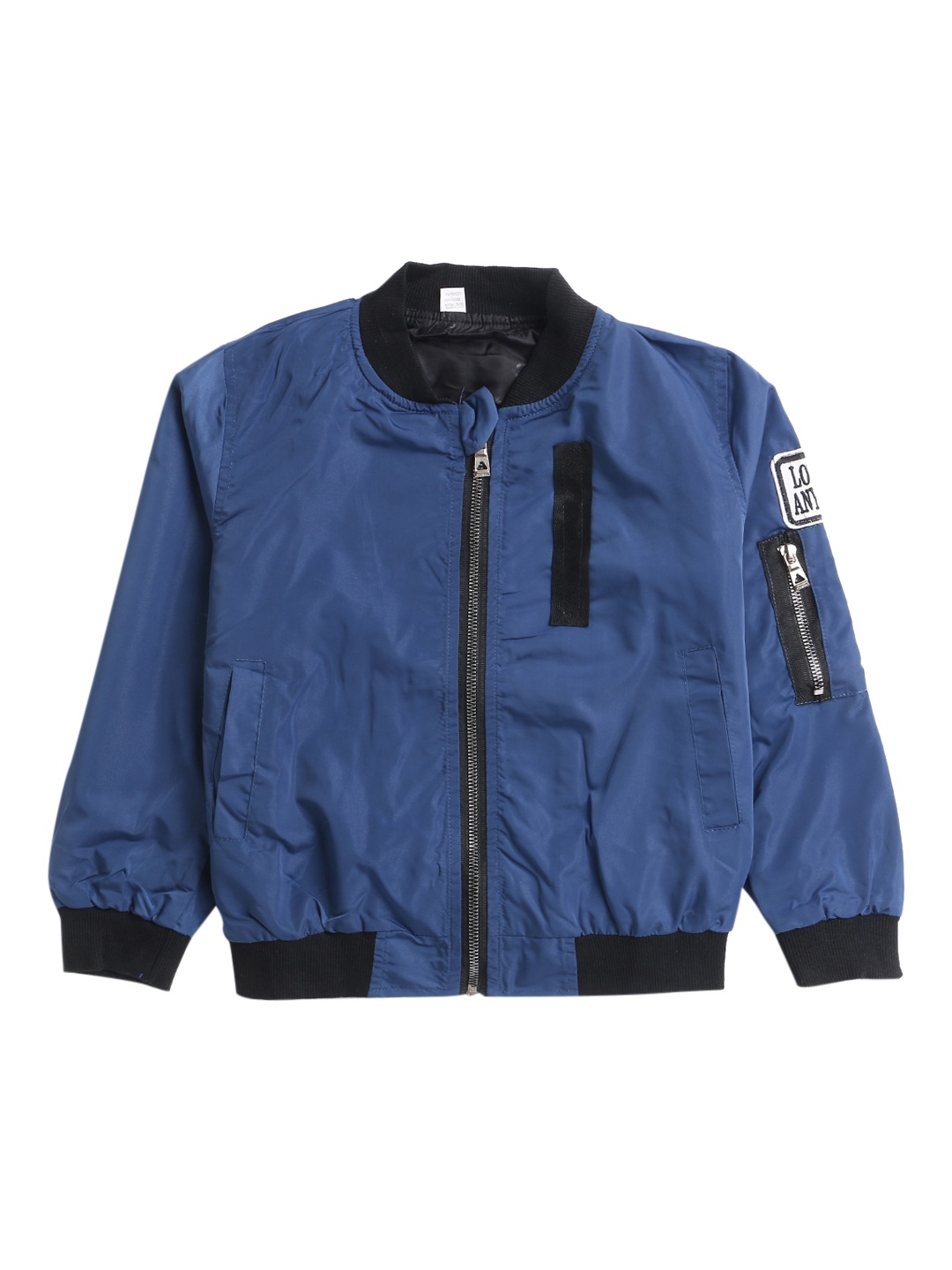 

Hopscotch Boys Blue Bomber with Patchwork Jacket