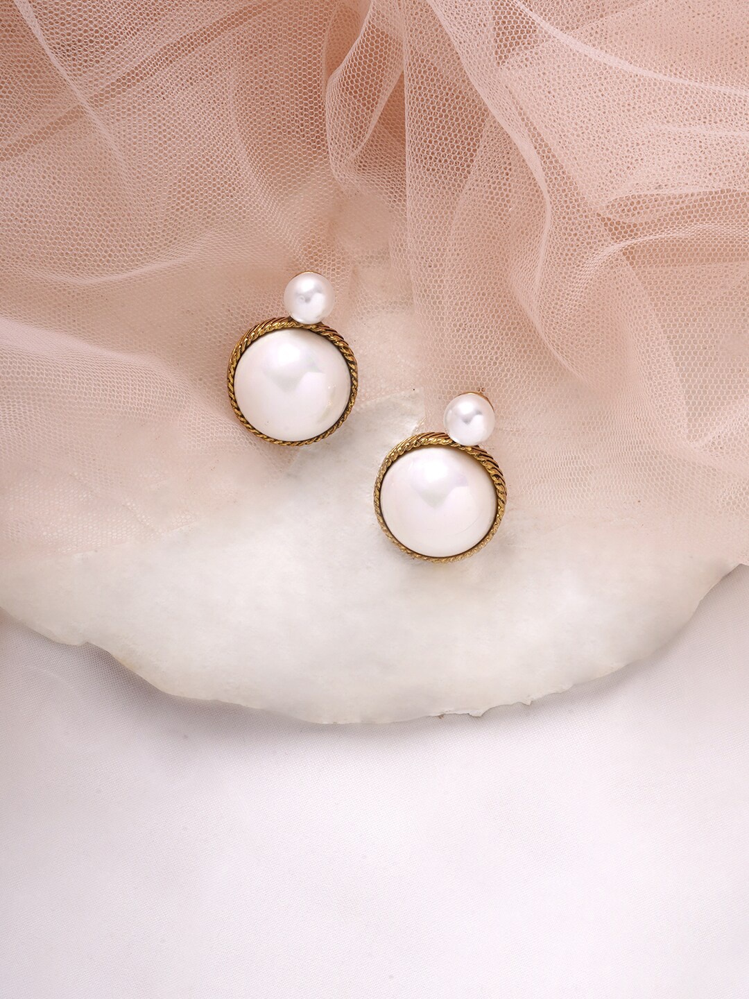 

BEWITCHED White Contemporary Drop Earrings