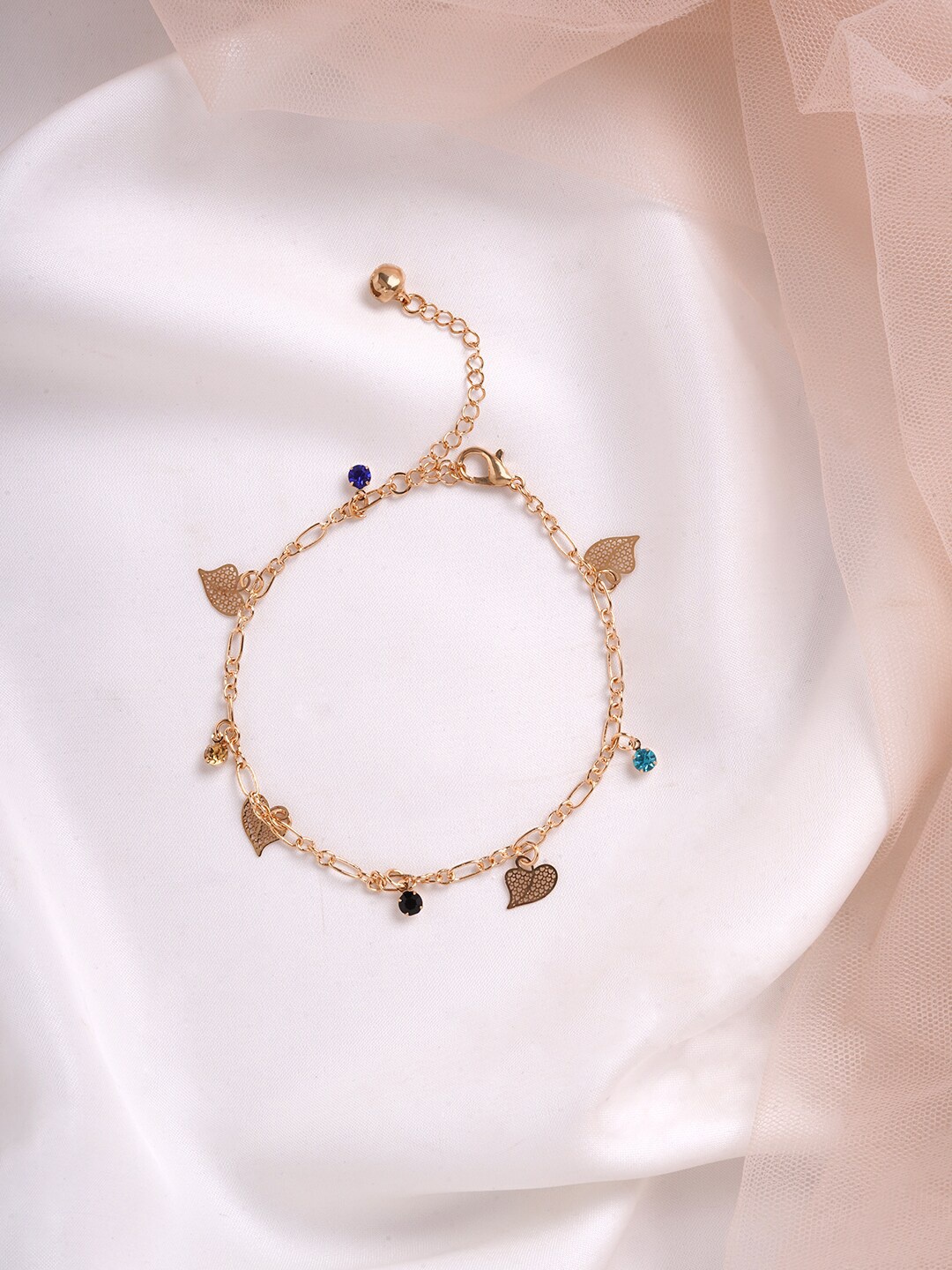 

BEWITCHED Gold-Toned Embellished Anklet