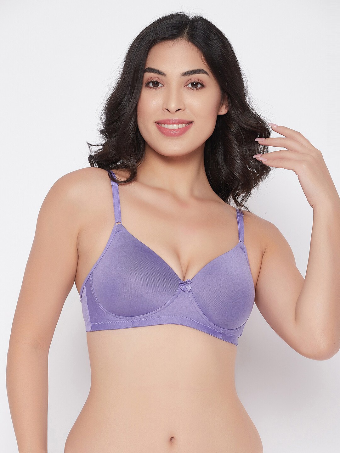 

Clovia Purple Lightly Padded Bra