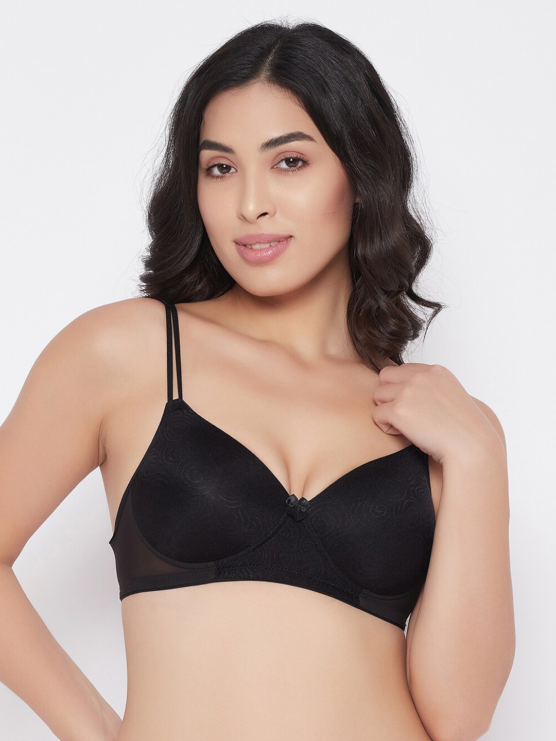 

Clovia Black Bra Lightly Padded
