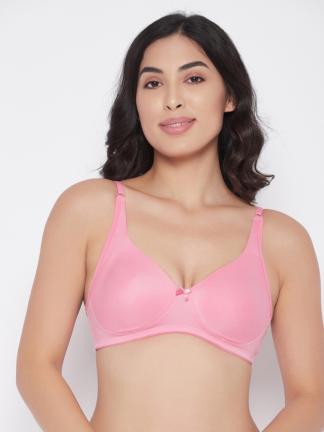 

Clovia Pink T-shirt Bra