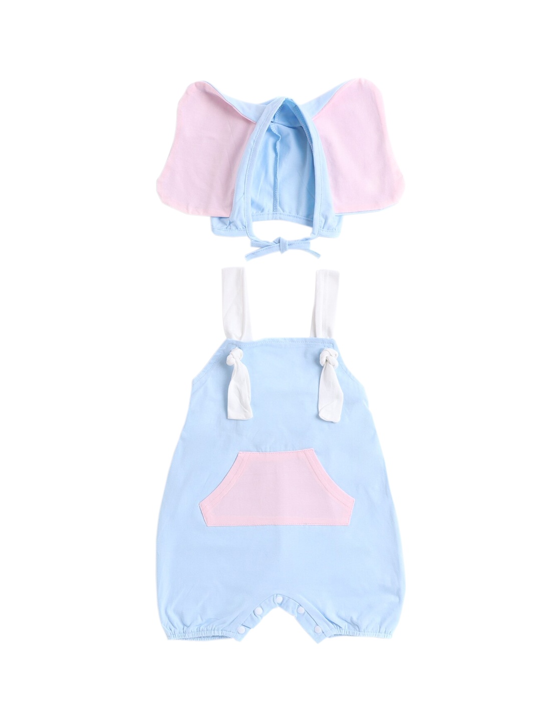 

Hopscotch Infant Boys Blue Rompers