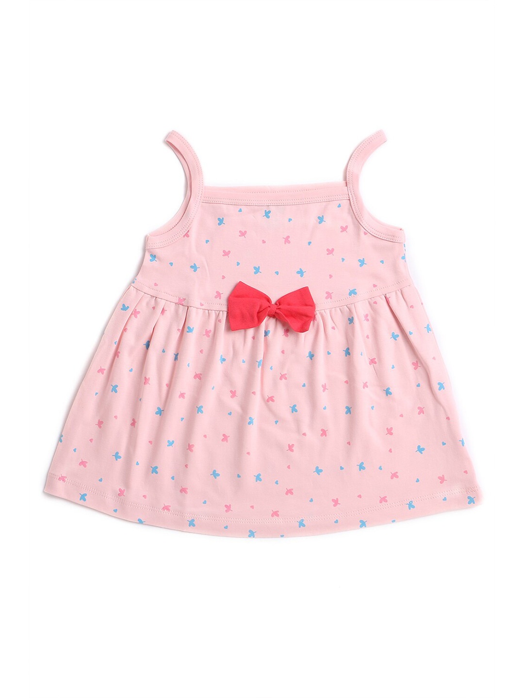 

Hopscotch Pink & Blue A-Line Dress
