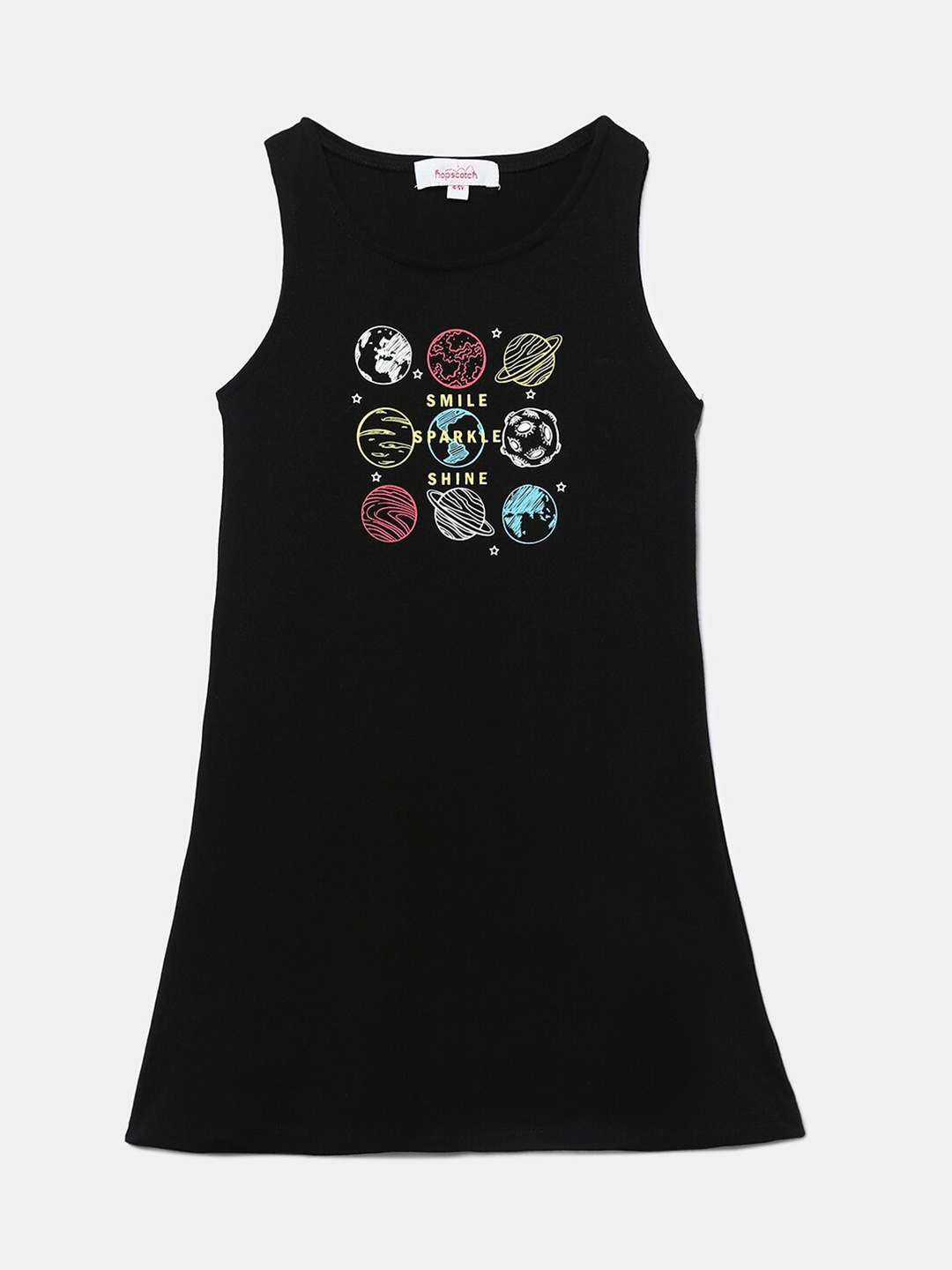 

Hopscotch Black A-Line Dress
