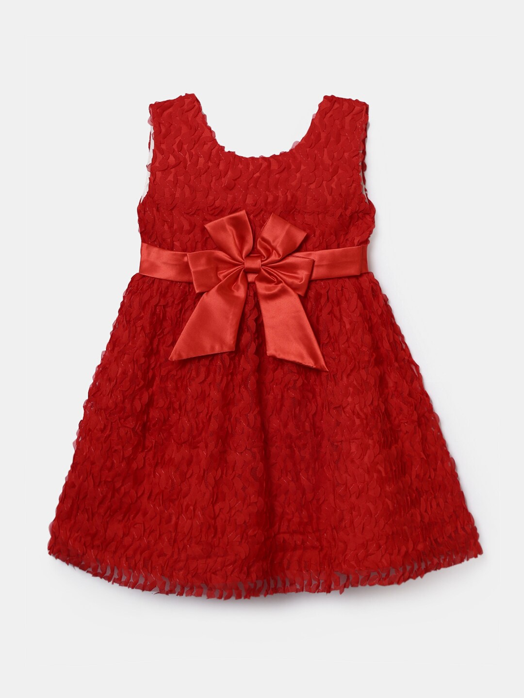 

Hopscotch Girls Red Sleeveless Dress