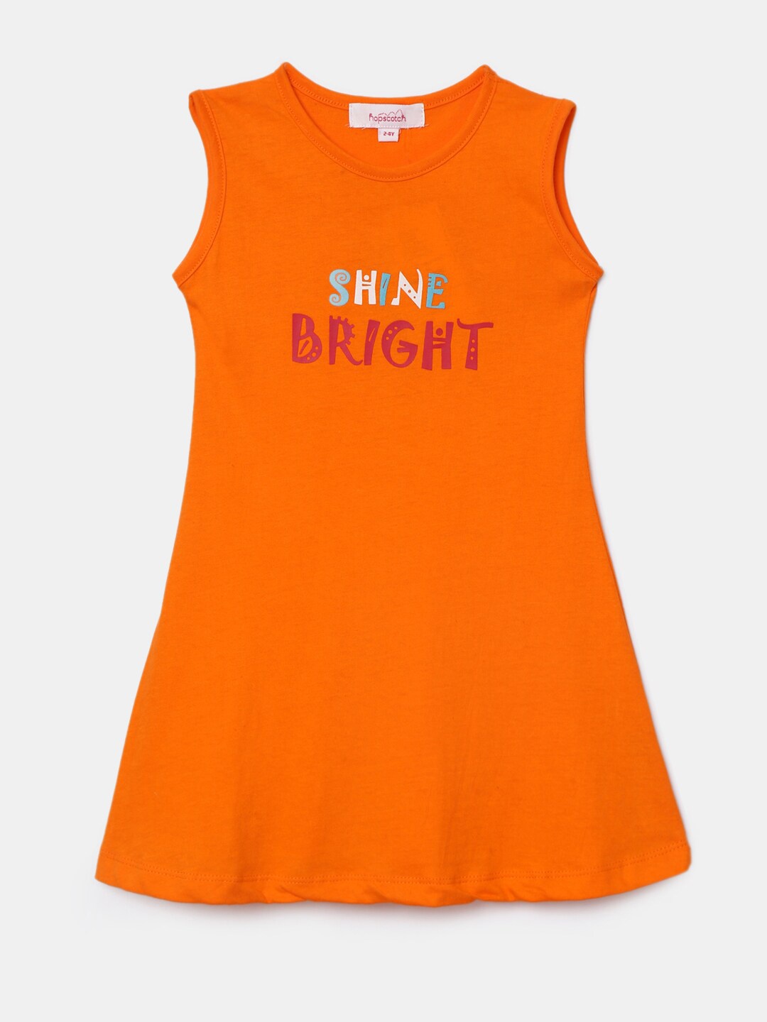 

Hopscotch Orange T-shirt Dress