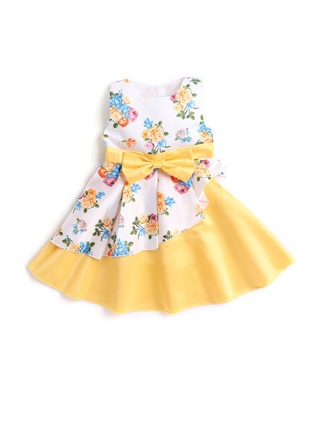 

Hopscotch Yellow & White Floral Dress