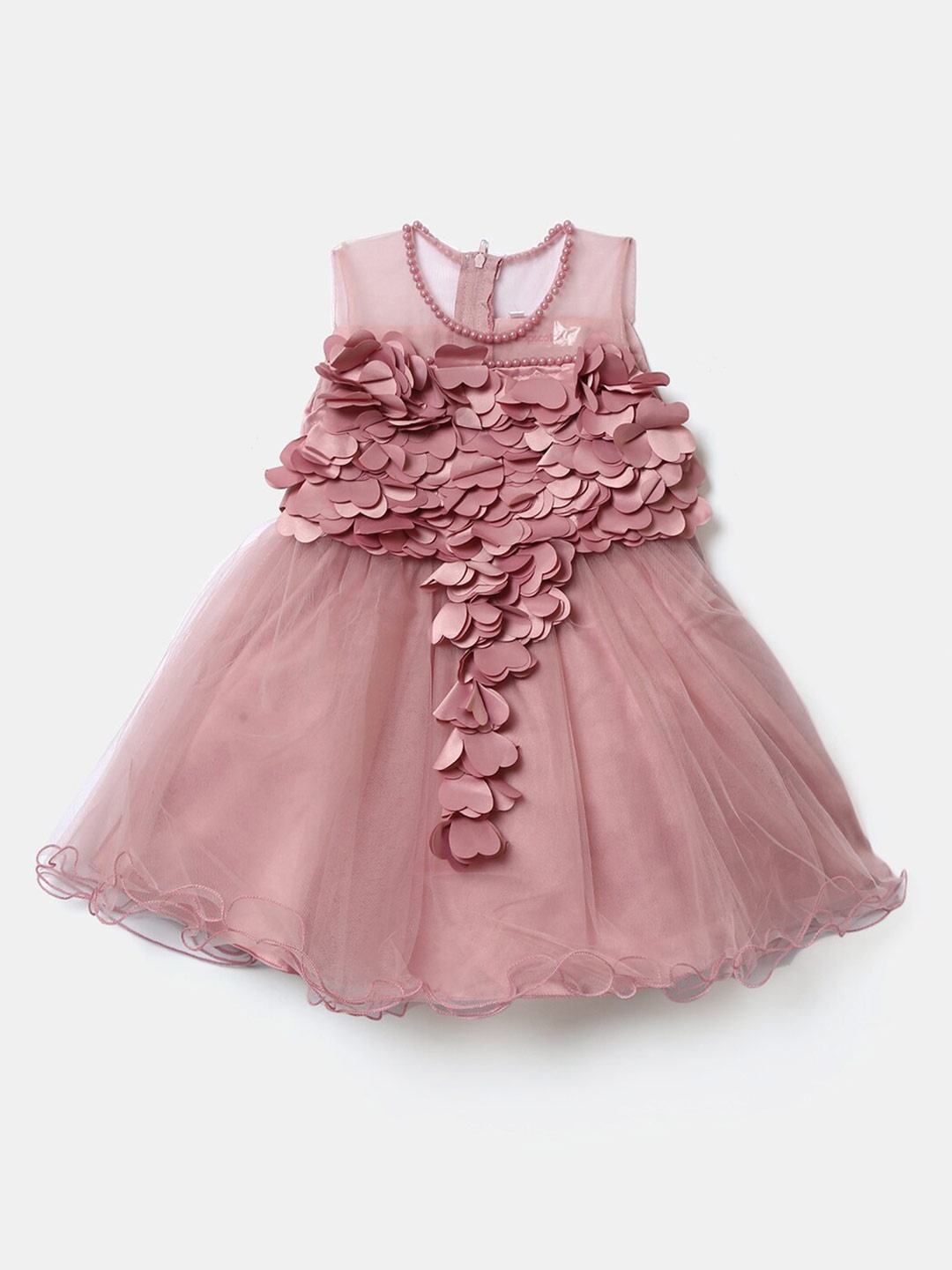 

Hopscotch Girls Pink Embellished Dress