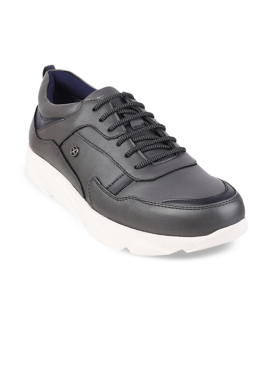 

Metro Men Grey Solid Sneakers