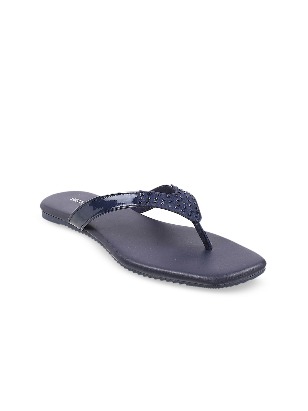 

WALKWAY by Metro Women Navy Blue Open Toe Flats