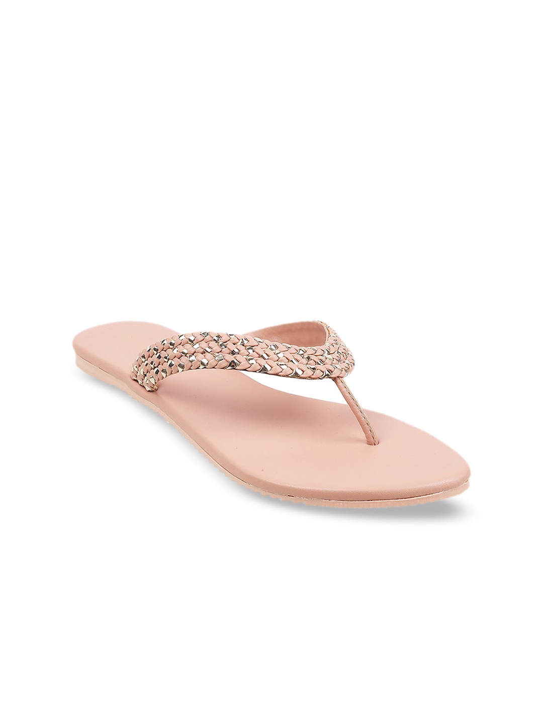 

WALKWAY by Metro Women Peach-Coloured Open Toe Flats