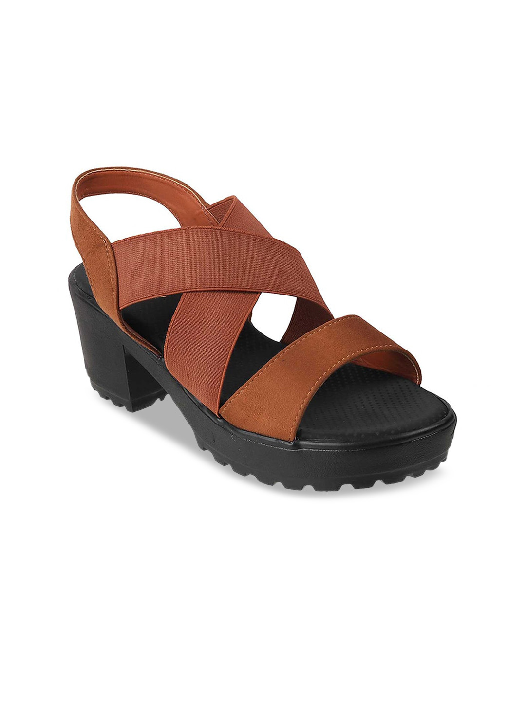 

WALKWAY by Metro Brown Block Sandals