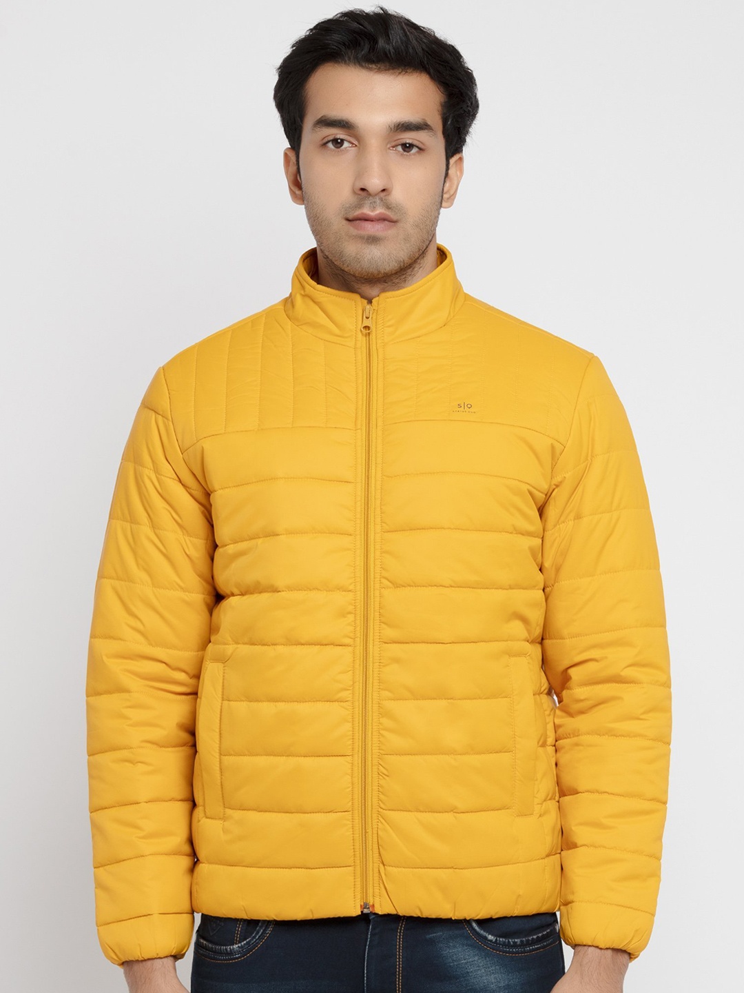 

Status Quo Men Yellow Padded Jacket