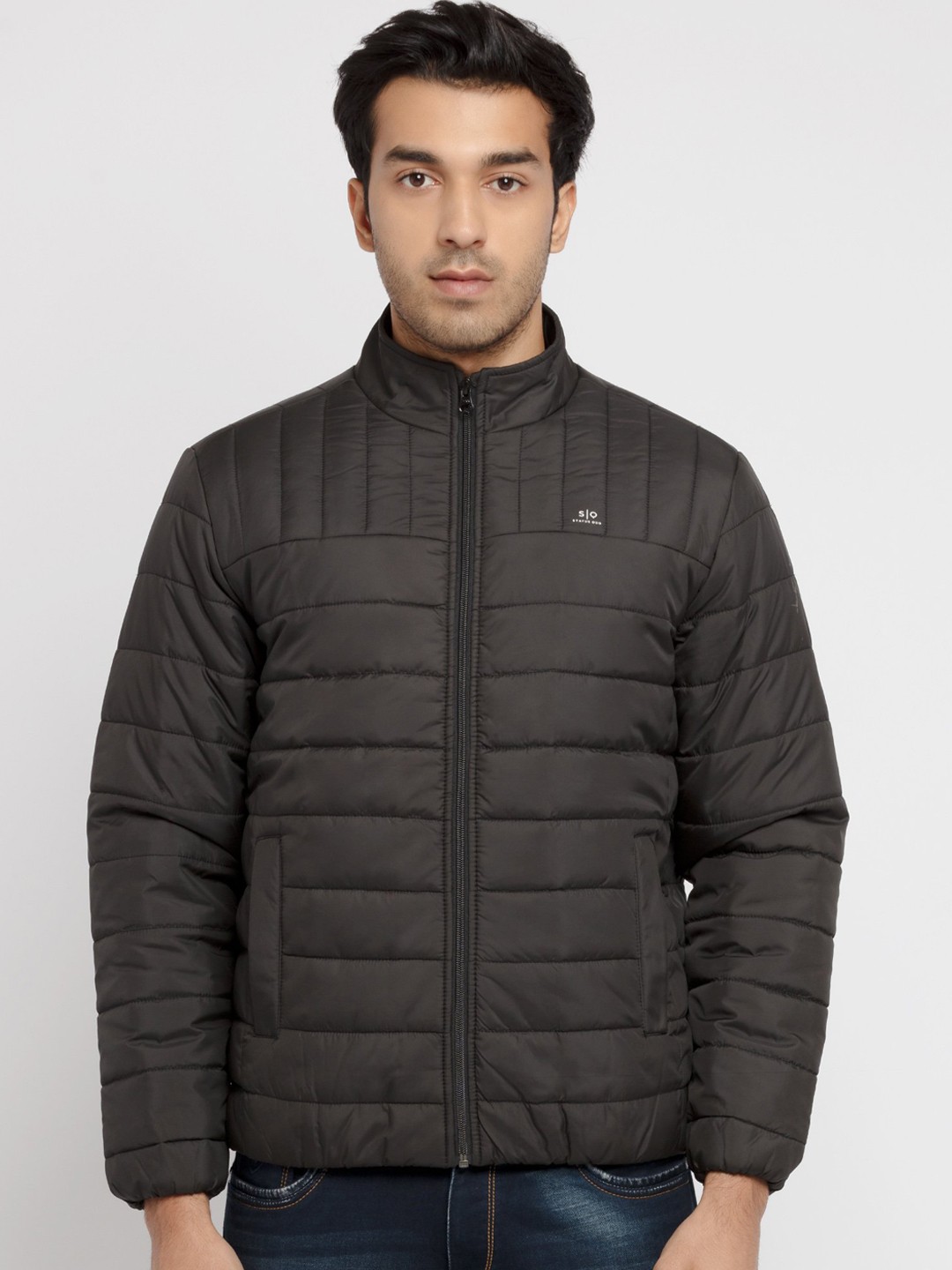 

Status Quo Men Black Padded Jacket