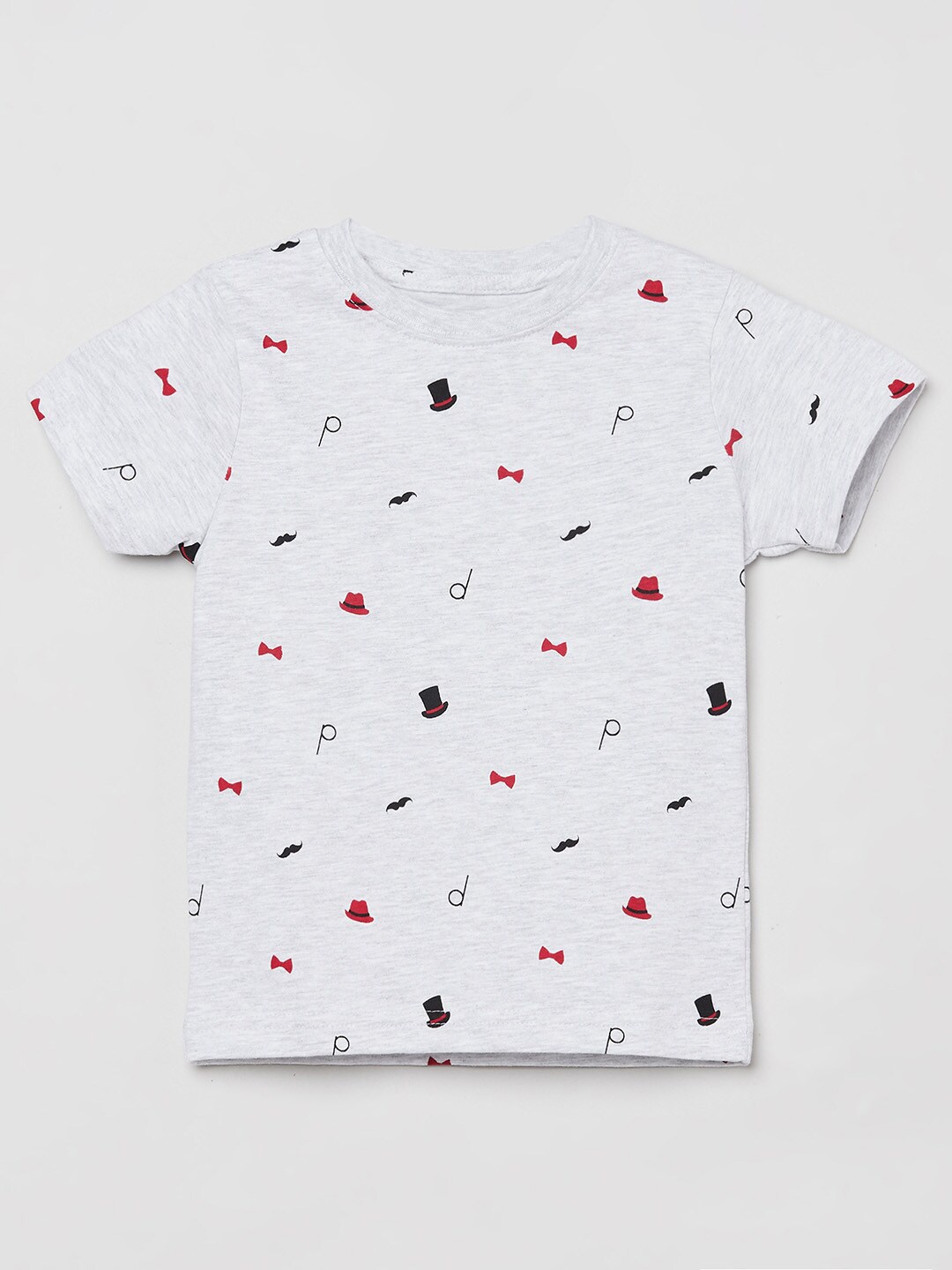 

max Boys Multicoloured & Red Printed T-shirt, Multi