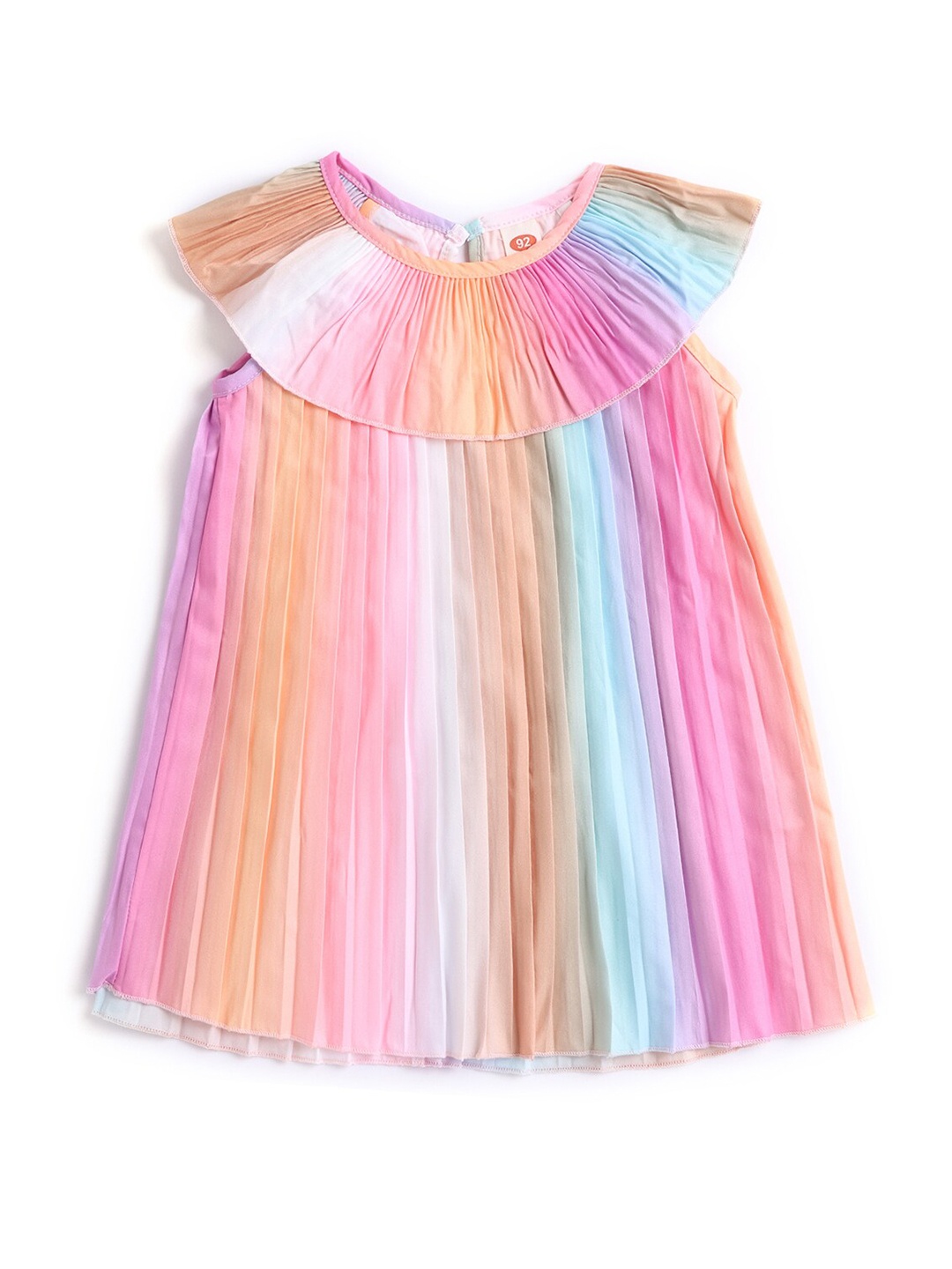 

Hopscotch Multicoloured Striped A-Line Dress, Multi