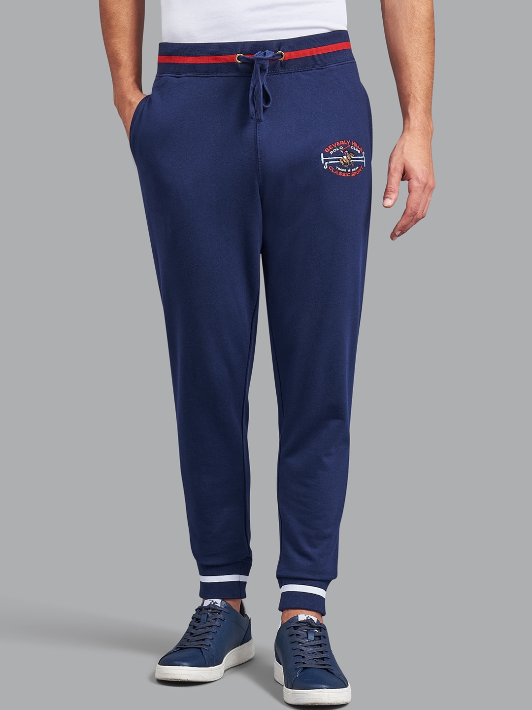 

Beverly Hills Polo Club Men Navy Blue Solid Joggers