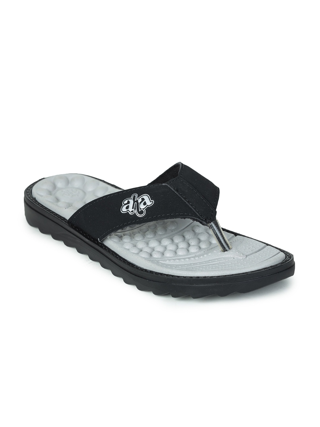 

Liberty Women Grey & Black Rubber Thong Flip-Flops