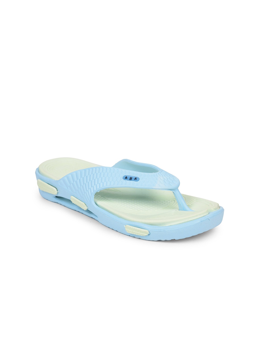 

Liberty Women Blue & White Colourblocked Rubber Thong Flip-Flops