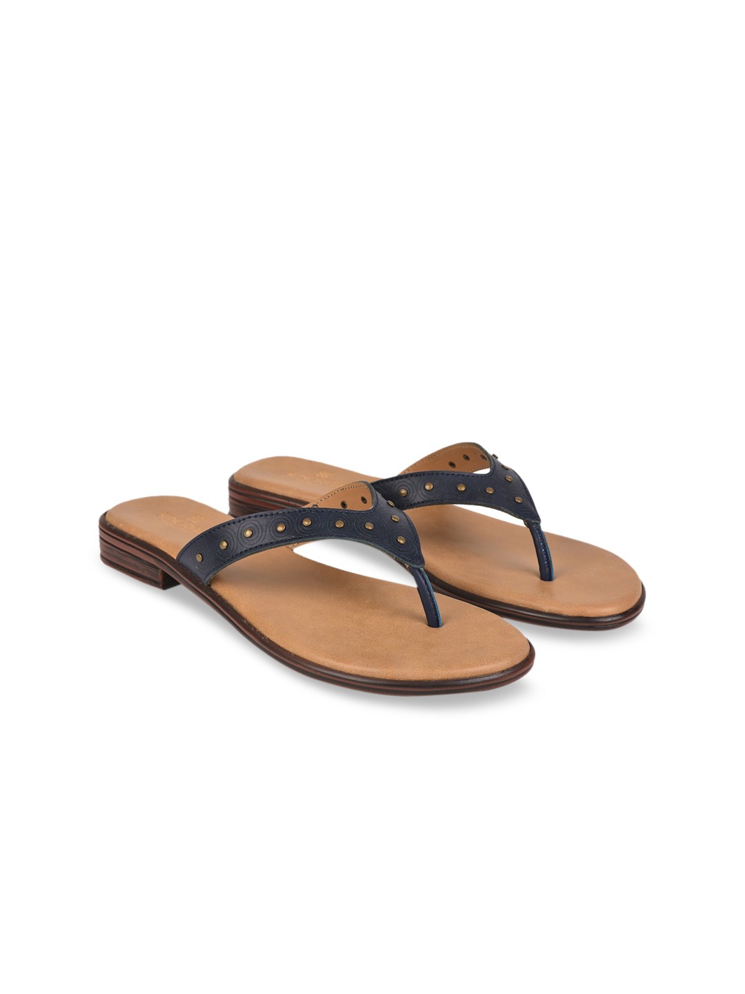 

Liberty Blue Embellished Block Sandals