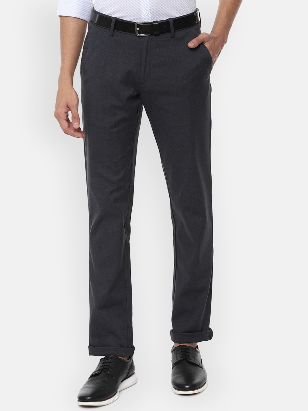 

Louis Philippe Sport Men Grey Slim Fit Trousers